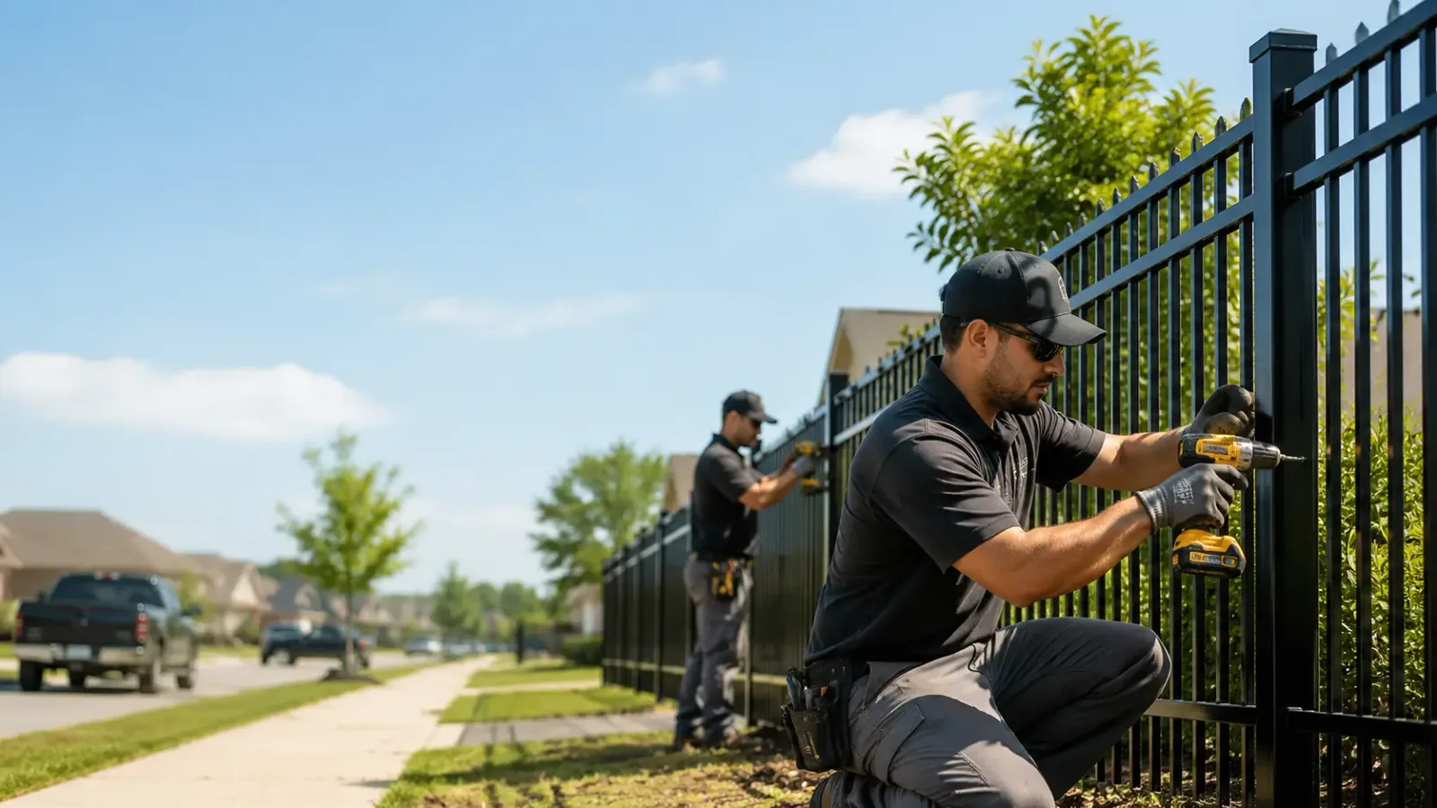 Metal Fence Installation in Saint Bernice, IN